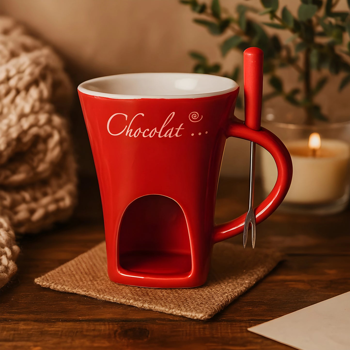 ChocoCup™  Tazza Per Fonduta Di Cioccolato Fatta A Mano